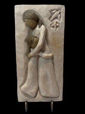 Willow Tree Mother & Daughter Plaque Figurine By Susan Lordi 2001 DEMDACO